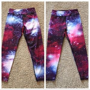 Lotus Leggings Galaxy Cosmic Supernova Space XL